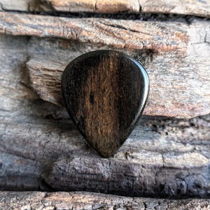 Ebonywood Guitar Pick, Wood Guitar Picks, Handmade Guitar Pick, Custom, Pick, Music, Handmade plectrum, 2,3,4,5 mm, Jazz, Rock, Plectrum