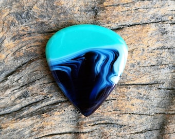 Púa de guitarra Catalin, púa antibacteriana, forma Paul Gilbert, hecha a mano