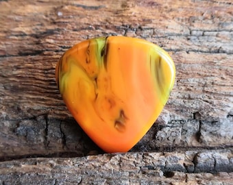 Púa de guitarra Catalin, púa ámbar, regalo musical, hecha a mano