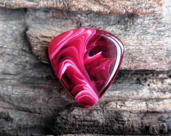 Púa de guitarra Catalin, púa antibacteriana, forma Paul Gilbert, hecha a mano