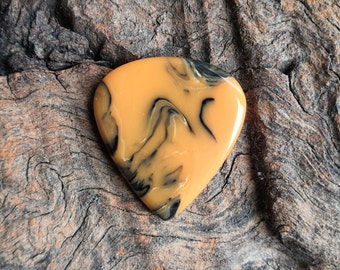 Púa de guitarra Catalin, púa antibacteriana, forma Paul Gilbert, hecha a mano