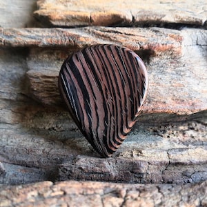 Wenge Guitar Pick, Wood Guitar Picks, Handmade Guitar Pick, Custom, Pick, Music, Handmade plectrum, 3mm, 4 mm, 5mm, Jazz, Rock, Wengewood