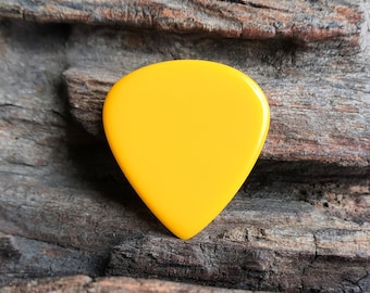 Púa de guitarra acrílica, púa amarilla, forma Paul Gilbert (2,35 mm)
