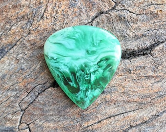 Púa de guitarra Catalin, púa antibacteriana, forma Paul Gilbert, hecha a mano