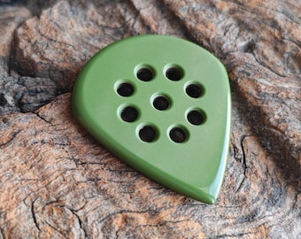 Púa de guitarra compacta, agarre ergonómico, 1,5 mm, 2 mm, 3 mm, 4 mm, 5 mm