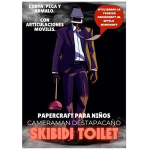 PAPIERCRAFT, cameraman Destapacaño - Skibidi-toilet