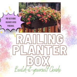 Railing Planter DIY GUIDE w/French Cleat