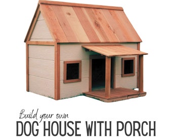 DIY: Modern Dog House with a Porch, A Sleek Retreat for Furry Feet