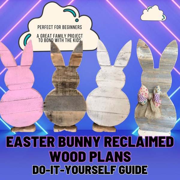 Reclaimed Wood Easter Bunny DIY Plans