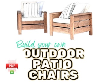 Craft Your Own Backyard Bliss: Bespoke Patio Chair Plans for the DIY Enthusiast!