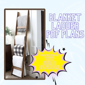 Blanket Ladder Beginners DIY Plans (Step-by-step)