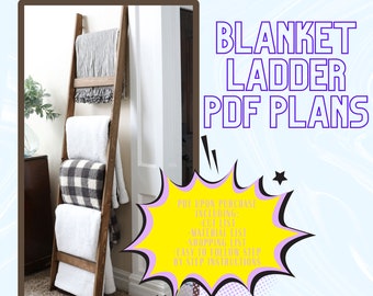 Blanket Ladder Beginners DIY Plans (Step-by-step)