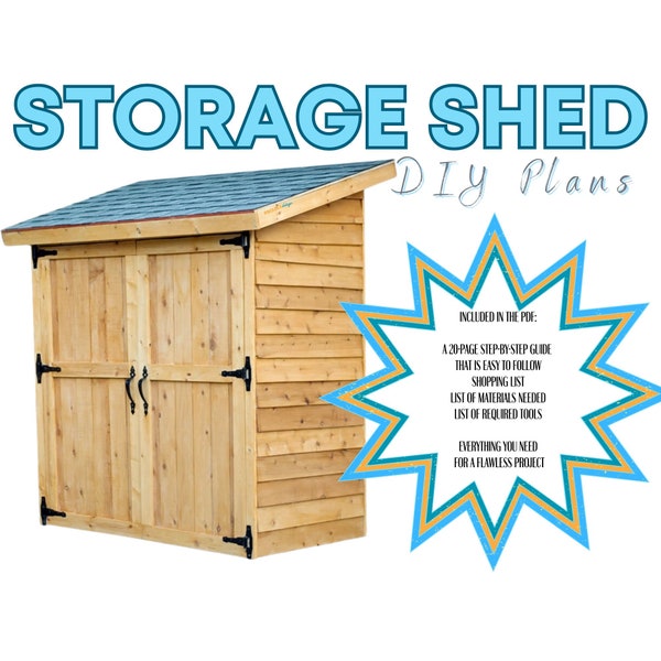 Cedar Storage Shed Plans