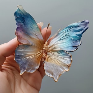 Floral Resin Butterfly Treasures