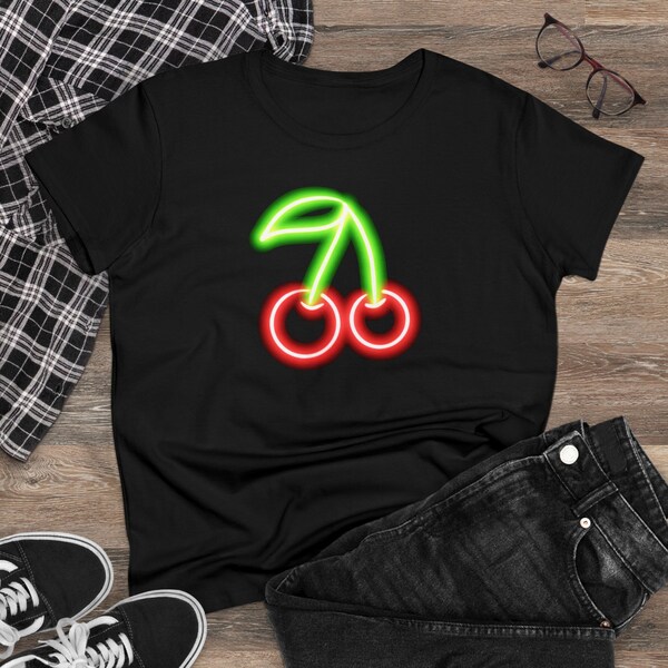 Trendy Cherries Shirt Fluor