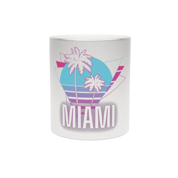 Miami Kaffeetasse in Silber oder Gold für Luxus und Stil