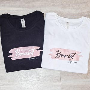Personalized T-shirt for bachelorette parties | Team Bride design | Gift for bridesmaids & maid of honor