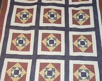 Handmade Throw Quilt