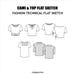 Womens 23 Pcs. Cami / Tops Fashion Flat Sketch - Fashion Vector Sketch ...