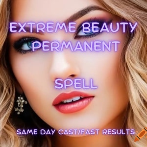 Extreme Beauty Spell, Miracle Beauty Spell, Attract Attention Spell x3, Attraction Spell, Transformation Spell, Become Irresistible Spell