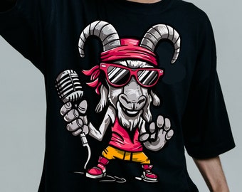 T-shirt Graffiti Goat (4) PNG/ Designs Bundle/Streetwear/PNG/300 dpi/ urban street, shirts design, shirts designer, digital download