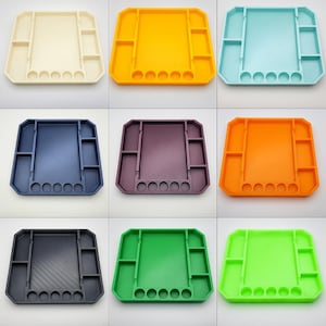 Parts Tray and Tool Caddy Flex TPU for Pinball and Arcade Safe For Glass & Bezel