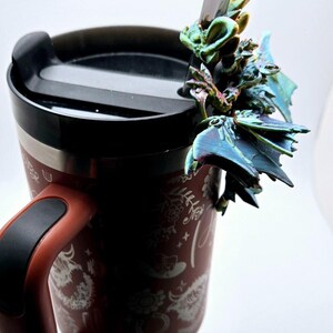Straw Topper Dragon Stanley Tumbler Straw Charm Forth Wing Onyx Storm Fans