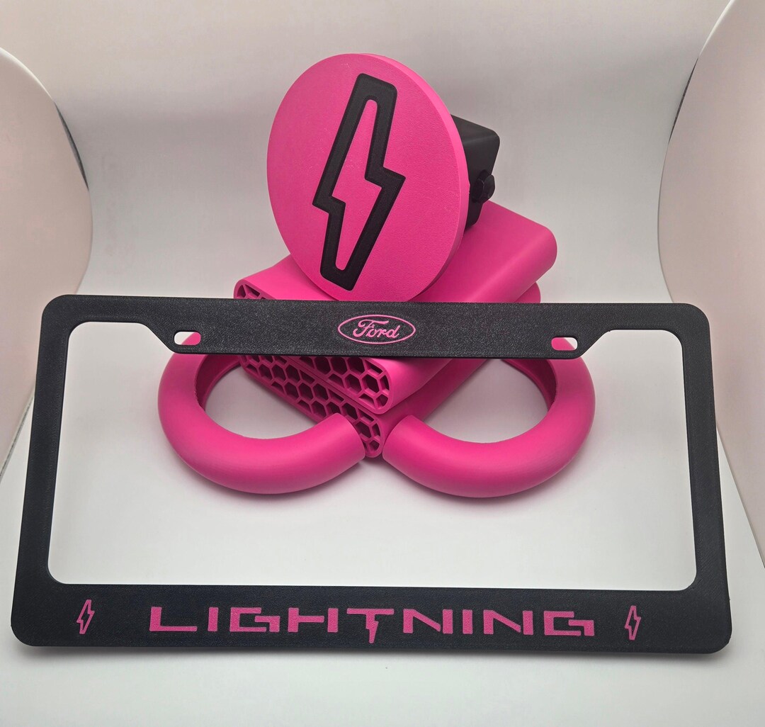 Pink F150 Sticker Ford F-150 Lightning/flash PINK PACK