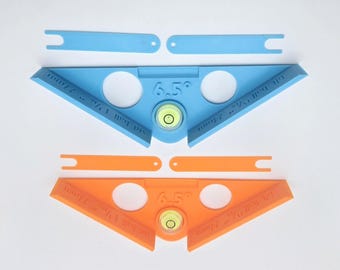 Pinball Leveler 6.5 degree & Flipper Alignment Tool Kit with Flipper Height Gauges