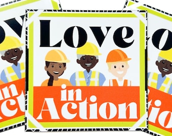 JW Mixed Magnets - LDC Love in Action - Baptism Dedication Jehovahs Witness Gifts Pioneer Brothers