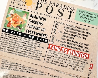 JW Postcards - Paradise Post - New System Articles and Photos - Jehovah's Witness