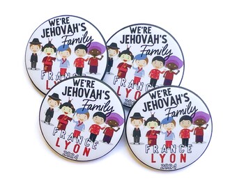 JW Gifts Pins Lyon France International Convention - Declare The Good News Pins