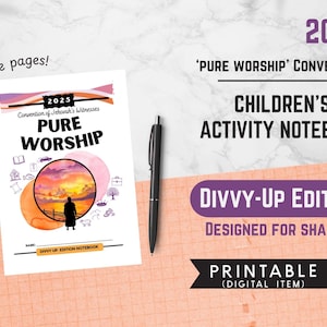 Libro de actividades para niños de los Testigos de Jehová - Adoración pura (Cuaderno infantil 2025) Archivo PDF descargable - Granos de mostaza