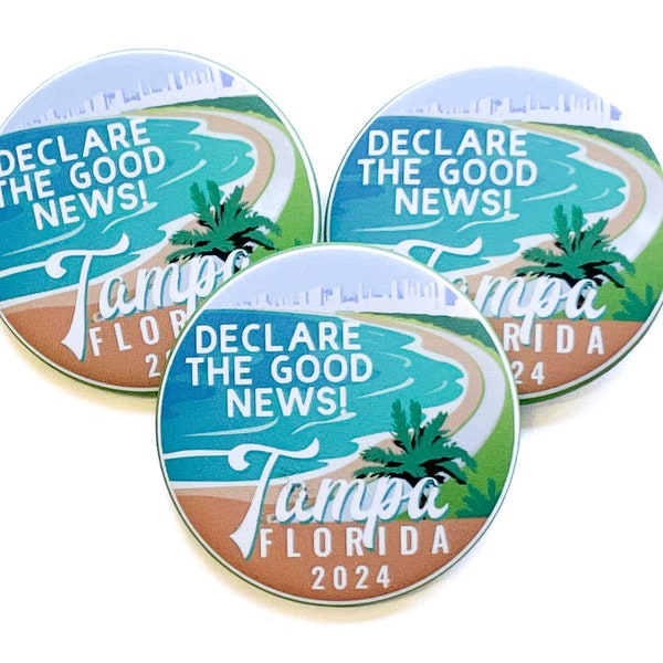 Declare The Good News Pins - JW Gifts Pins Tampa Florida International Convention