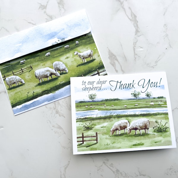JW Card Greeting - Elder Shepherd - Thank You Card Jehovahs Witness
