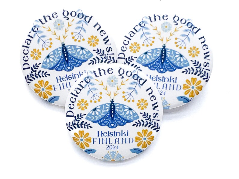 JW Gifts Pins Helsinki Finland International Convention Declare The Good News Pins image 1