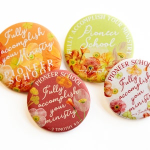 JW Pioneer School Graduate  Best Week Ever Gifts Graduate Pin Gift Fully Accomplish Your Ministry