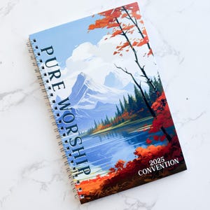 JW Convention Notebook - 2025 Pure Worship - International Regional Jehovahs Witnesses