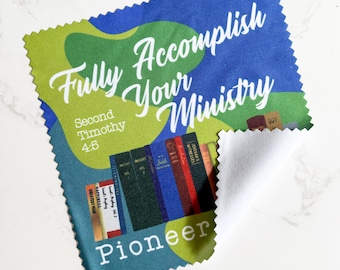 Paño de limpieza de microfibra para la Escuela Pioneer: un regalo de los testigos de Jehová, ministerio en el campo