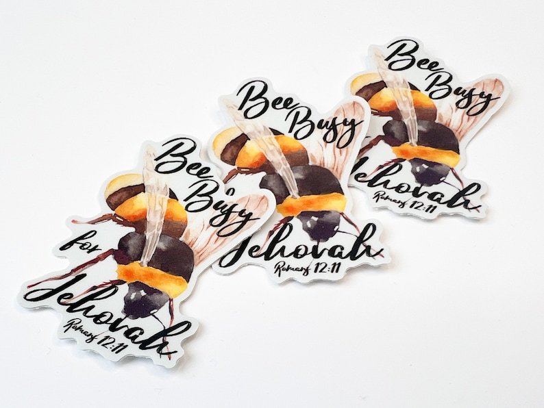 Bee Busy for Jehovah Sticker - Pioneer Publisher Auxiliary - Etsy