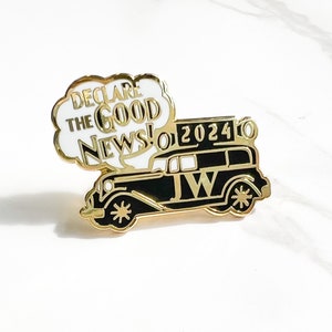 JW Enamel Pin - PRE ORDER Declare The Good News 2024  - International Convention Jehovah's Witness