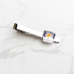 JW Gift Tie Clip Trust In Jehovah  - JW Baptism Gift Brother Gift Jehovah&#39;s Witness Gift Elder Regular Pioneer