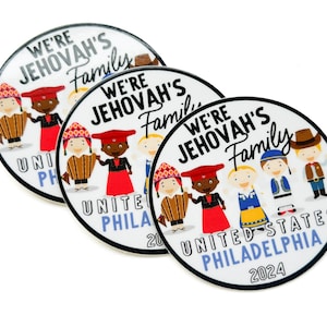 JW Gifts Special Convention Sticker Philadelphia USA - Declare The Good News - Jehovah's Witnesses