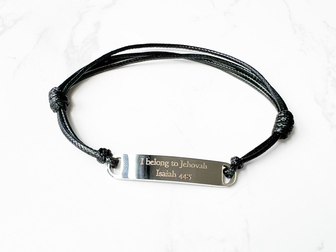 JW Jewelry I Belong to Jehovah Bracelet Baptism Gift Pioneer Gift Jehovah’s Witnesses Etsy