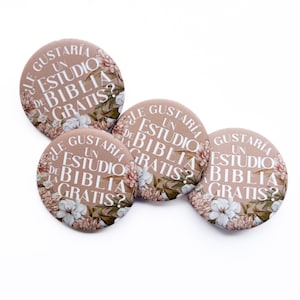 SPANISH Free Bible Study Pins - Pioneer Field Ministry JW