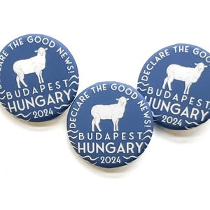 Declare The Good News Pins JW Gifts Pins Budapest Hungary International Convention image 1