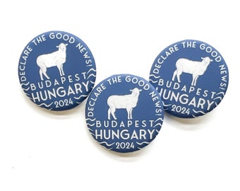 Declare The Good News Pins - JW Gifts Pins Budapest Hungary International Convention