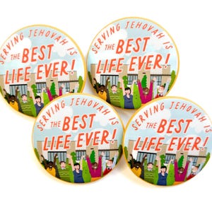 Best Life Ever Pins - Nostalgia JW Gifts Ministry Pioneer