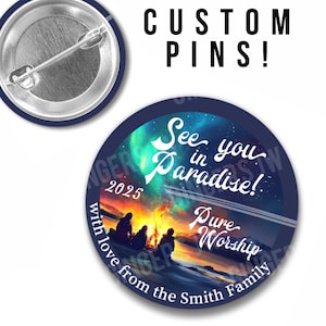 JW Pins - Custom Personalized 2025 Special Convention  - Pure Worship