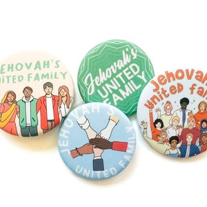 Convention Pins - Brotherly Love Mixed Multinational - Jehovah's Witnesses International Gifts
